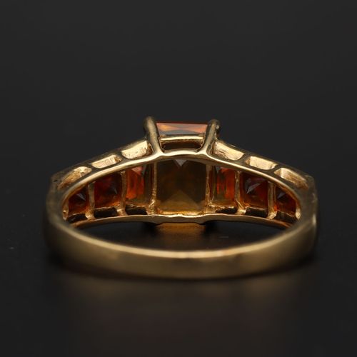 Gold Citrine Ring image-5