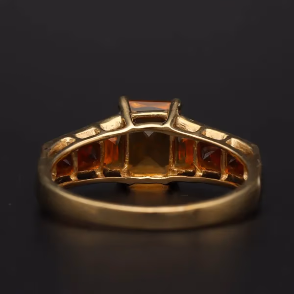 Gold Citrine Ring