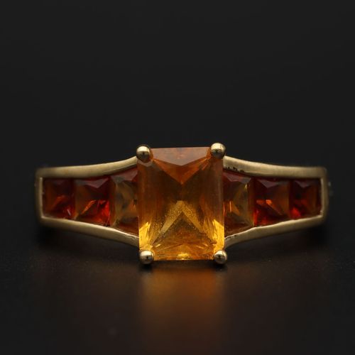 Gold Citrine Ring image-2