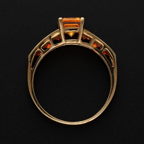 Gold Citrine Ring image-6