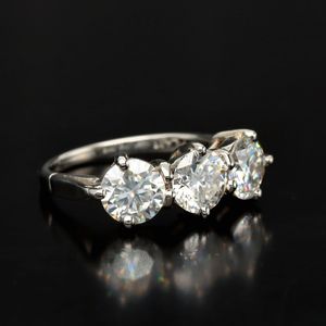 Platinum and Diamonds Ring