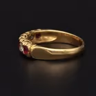 18ct Gold Ruby and Diamond Ring