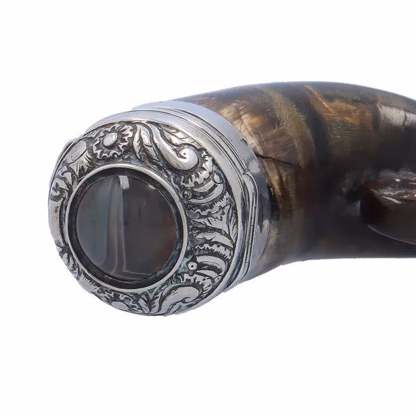 Scottish Rams Horn Snuff Mull
