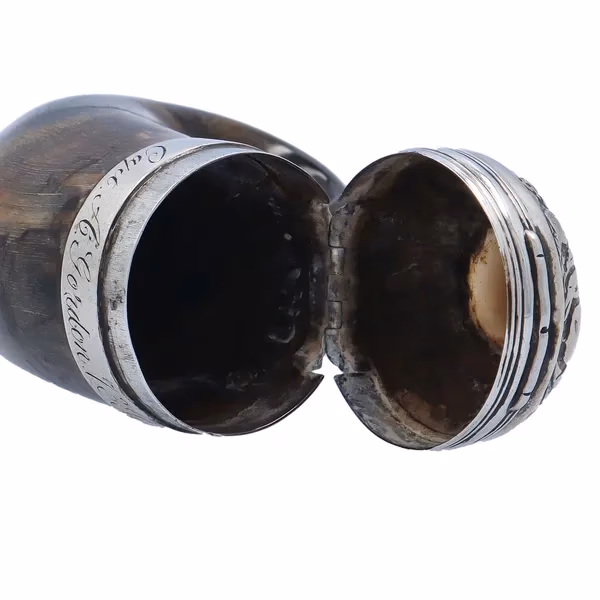 Scottish Rams Horn Snuff Mull