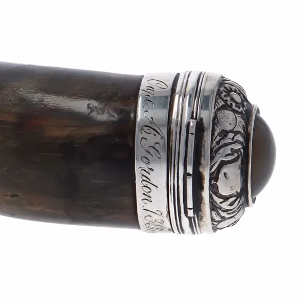 Scottish Rams Horn Snuff Mull