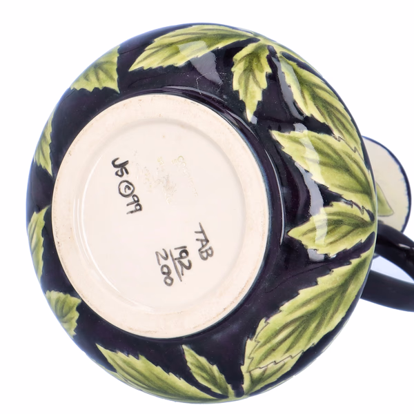 Limited Edition Cobridge Stoneware Astrantia Ewer