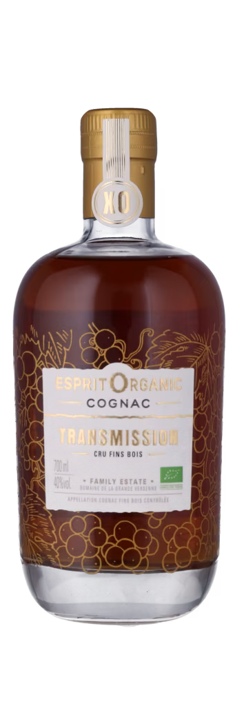 COGNAC TRANSMISSION XO ØKO 40% Esprit Organic, Maison des Pierres Fins Bois