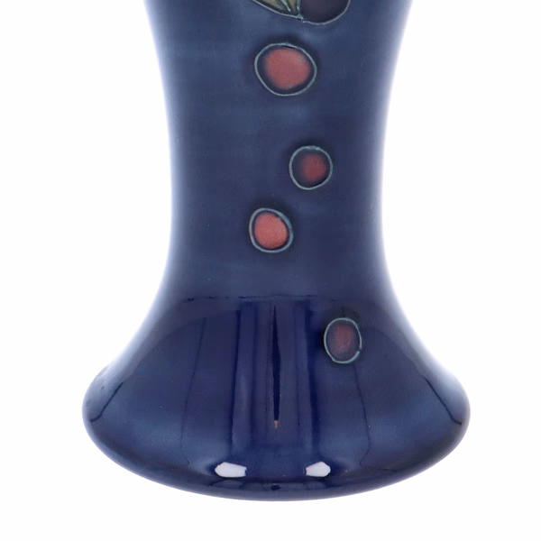 Moorcroft Finches Vase