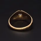 9ct Gold Gents Diamond Solitaire Ring