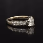 18ct Yellow Gold Diamond Solitaire Ring