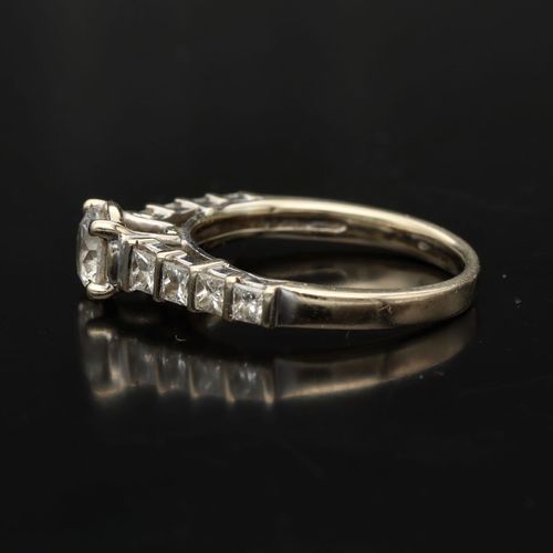 18ct Yellow Gold Diamond Solitaire Ring image-3