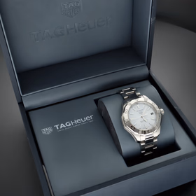 Tag Heuer Aquaracer Solargraph Ladies 34mm Watch with Box and Papers