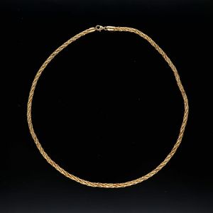 9ct Gold Textured Rope Chain