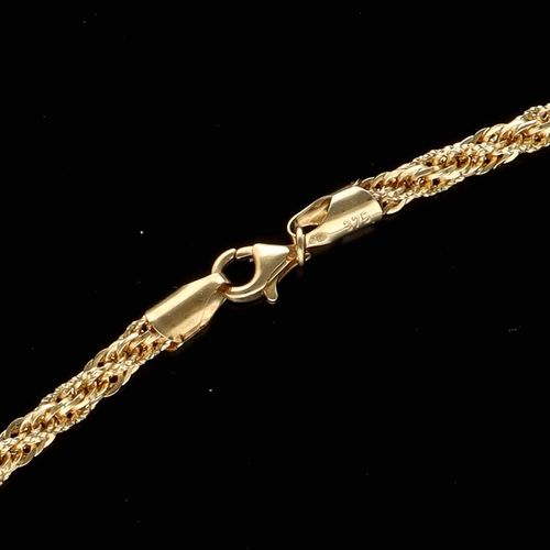 9ct Gold Textured Rope Chain image-6