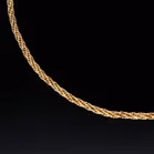 9ct Gold Textured Rope Chain