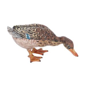 Antique Cold Painted Bronze Duck