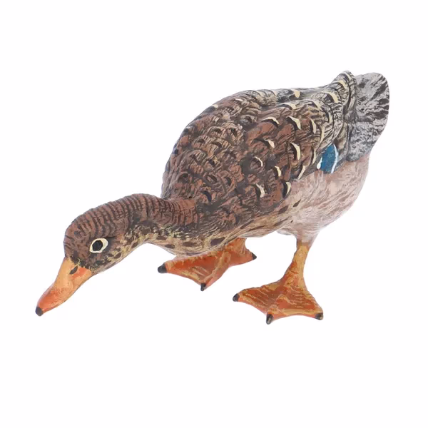 Antique Cold Painted Bronze Duck