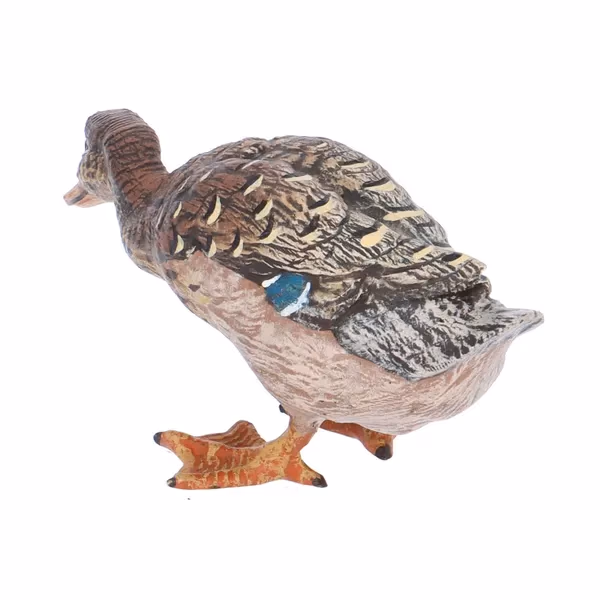 Antique Cold Painted Bronze Duck