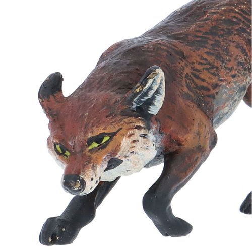 Cold Painted Bronze Fox image-4