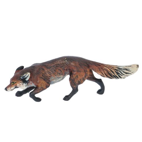 Cold Painted Bronze Fox image-2