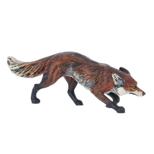Cold Painted Bronze Fox image-3