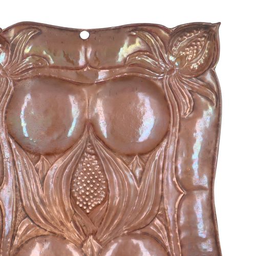 Arts and Crafts Copper Double Candle Sconce image-2