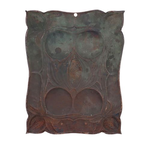 Arts and Crafts Copper Double Candle Sconce image-6