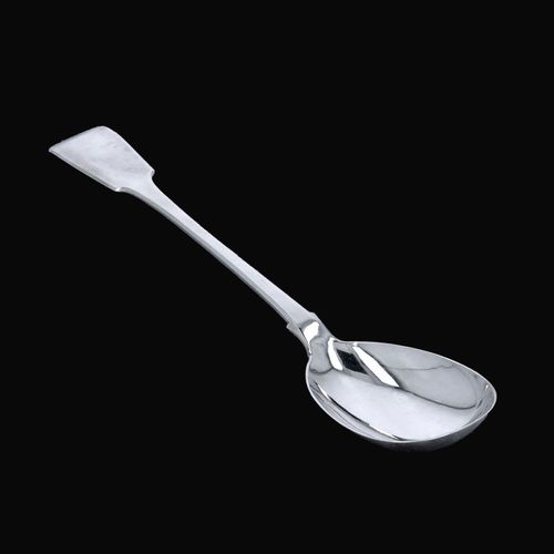 Victorian Silver Fiddle Pattern Serving Spoon image-1