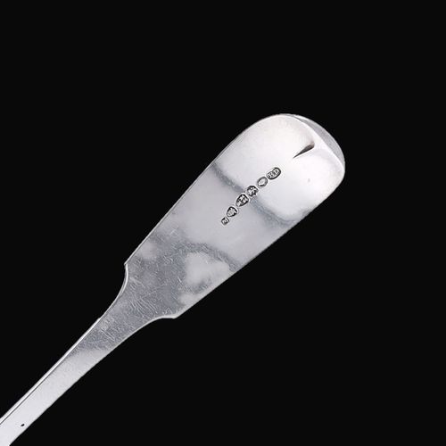 Victorian Silver Fiddle Pattern Serving Spoon image-4