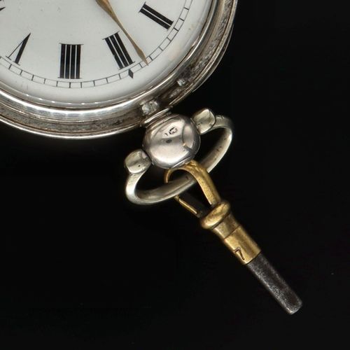 Early 19th Century Silver Full Hunter Pocket Watch image-4