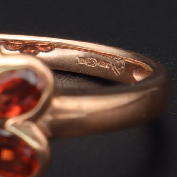 9ct Rose Gold and Diamond Dress Ring