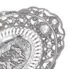 Antique Silver Cherub Basket