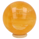 Oranje calciet bol 64 mm - 360° presentation