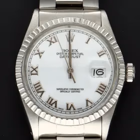 Stainless Steel Rolex Oyster Perpetual Datejust Watch