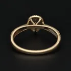 9ct Yellow Gold Diamond Cluster Ring