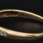 9ct Yellow Gold Diamond Cluster Ring