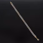 Vintage Three Tone 9ct Gold CZ Bracelet