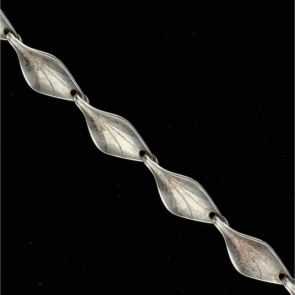 Vintage Danish Silver Foliate Bracelet by Hermann Siersbol