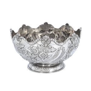 19th Century Large Silver Wine Cooler