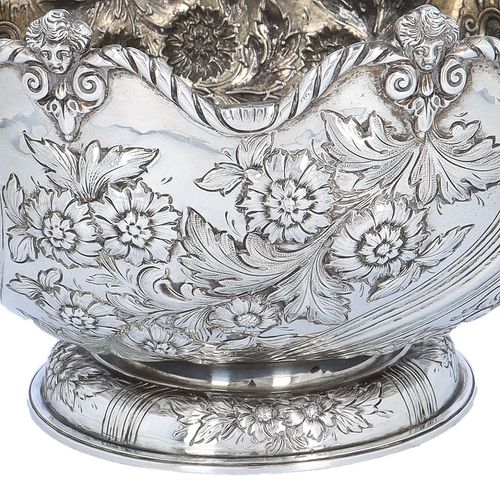 19th Century Large Silver Wine Cooler image-5