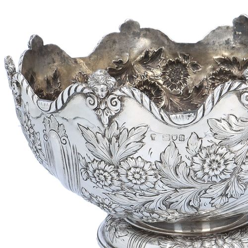 19th Century Large Silver Wine Cooler image-4
