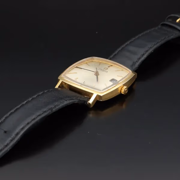 Retro 18ct Gold Omega Automatic Watch