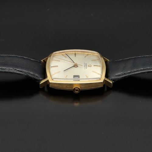 Retro 18ct Gold Omega Automatic Watch image-3