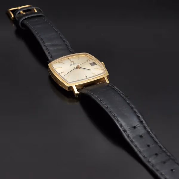 Retro 18ct Gold Omega Automatic Watch