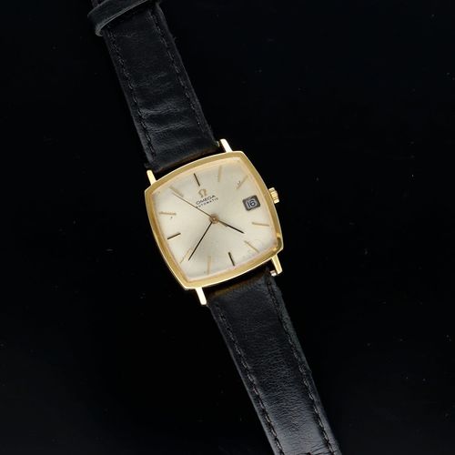 Retro 18ct Gold Omega Automatic Watch image-1