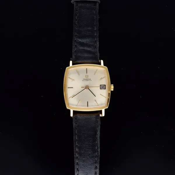 Retro 18ct Gold Omega Automatic Watch