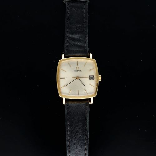 Retro 18ct Gold Omega Automatic Watch image-2