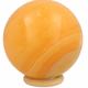 Oranje calciet bol 75mm - 360° presentation