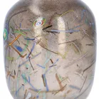 Vintage Kosta Boda Swedish Art Glass Iridescent Tornado Vase