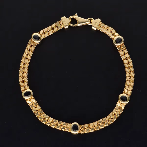 14ct Gold Sapphire Bracelet